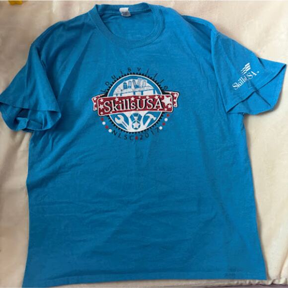 SkillsUSA NLSC 2016 T-Shirt Blue Size XL - National Leadership Shirt - Picture 1 of 1
